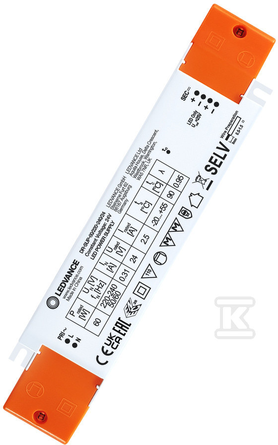 Zasilacz DR-SUP-60W 220-240V - 4058075437807